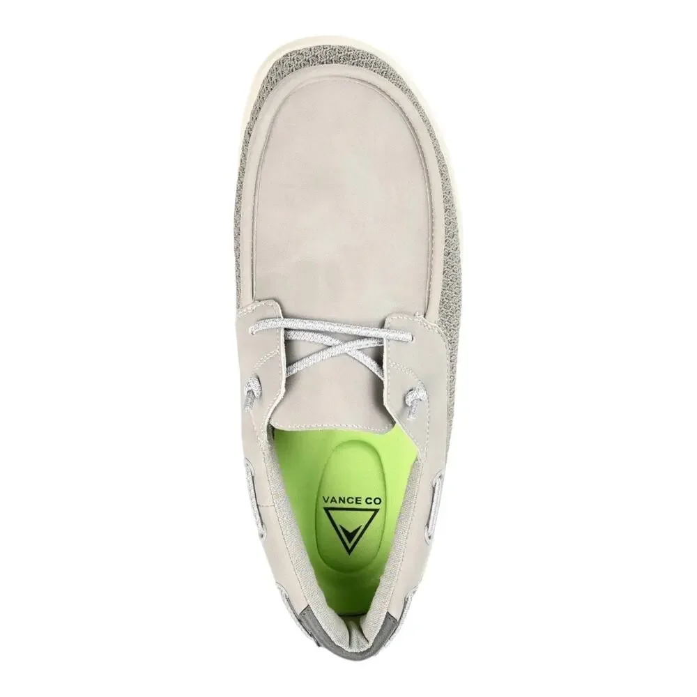 Vance Co Men's Carlton Casual Slip On Boat Shoe Sneakers Gray Size 10 1/2